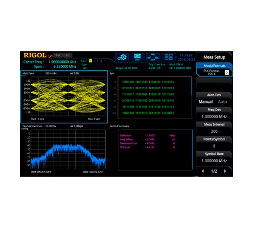 Опция векторного анализа RSA5000-VSA