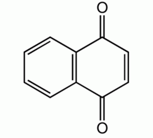 1,4-нафтохинон, 99%, содержит до 6% вода, Acros Organics, 500г