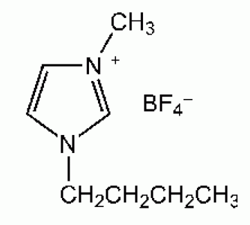 1-бутил-3-метилимидазолиум тетрафторборат, 98+%, Acros Organics, 100г