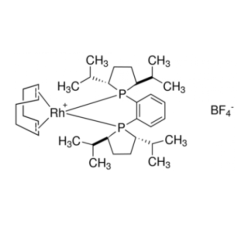1,2-бис((2S,5S)-2,5-диизопропилфосфоlano)бензол(циклооктадиен)родия(I) тетрафторборат, 97%, Acros Organics, 50мг