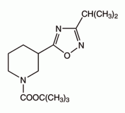 1-Вос-3- (3-изопропил-1,2,4-оксадиазол-5-ил) пиперидин, 99%, Alfa Aesar, 1г