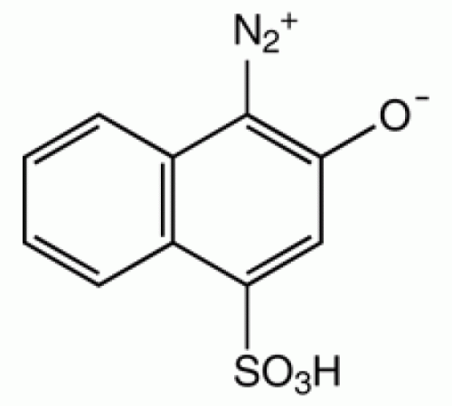 1-диазо-2-нафтол-4-сульфоновой кислоты, 76%, Alfa Aesar, 25 г