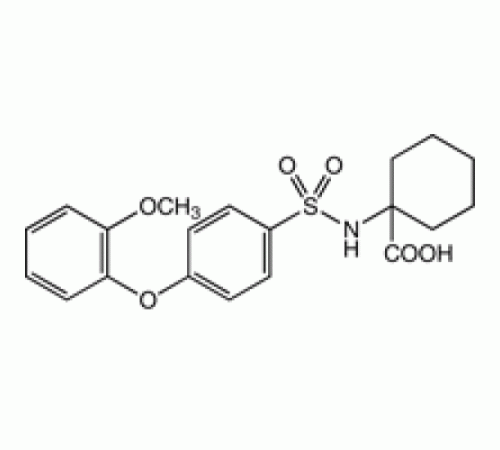 1 - [4 - (2-метоксифенокси) фенилсульфониламино] циклогексанкарбоновой кислоты, 96%, Alfa Aesar, 250 мг