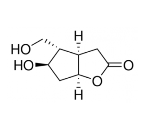(3aR, 4S, 5R, 6aS) - (-) - гексагидро-5-гидрокси-4-гидроксиметил-2H-циклопента [b] фуран-2-он, 98%, Alfa Aesar, 250 мг