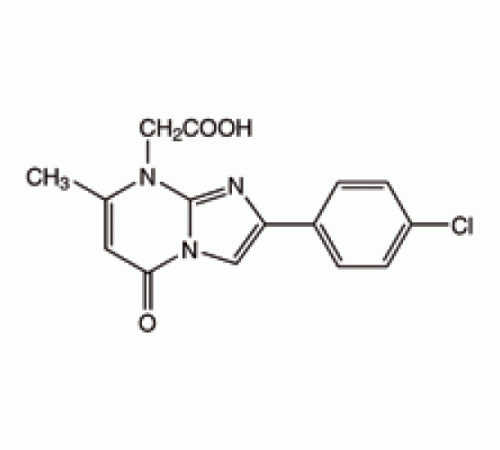 2 - (4-хлорфенил) -7-метил-5-оксо-5Н-имидазо [1,2-а] пиримидин-8-уксусной кислоты, Alfa Aesar, 250 мг