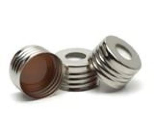 Крышки для виал алюминиевые Hdsp scrw cap hightemp septa 100 / pk, 5190-3986, Agilent Крышки для виал алюминиевые Hdsp scrw cap hightemp septa 100 / pk, 5190-3986, Agilent